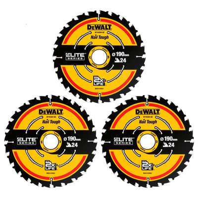 Dewalt DT10399-QZ 190X30 24T 3 PK