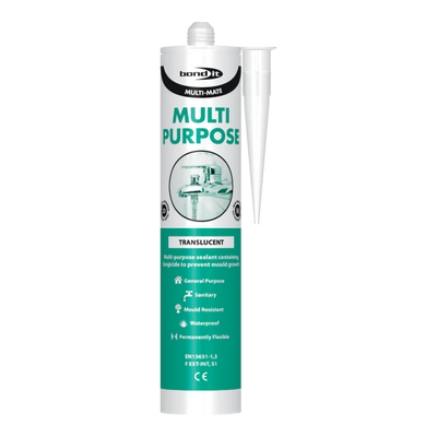 Bond It Multi-Mate Multi-Purpose Acetoxy Silicone Sealant 310ml
