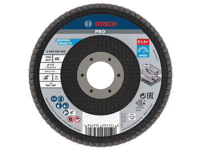 PRO X571 Flap Disc, Angled 115 x 22.23 x G40