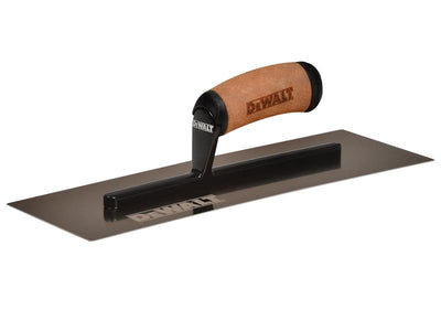Curved Gold Stainless Steel Finishing Trowel 14in