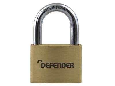 Defender DFBP5 Padlock Brass 50mm DFBP5