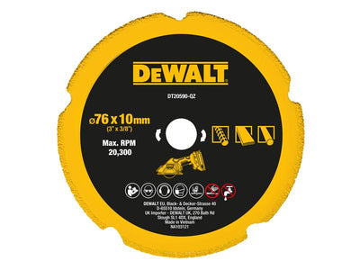 DeWalt DT20590 Diamond Multi Material Blade 75mm