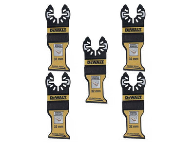 DeWalt DT20776 Bi-Metal Plunge Point Multitool Blade 32mm (5 Pack)