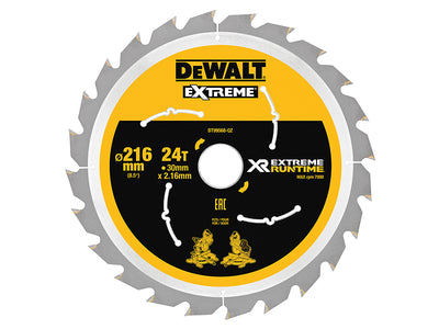 XR FlexVolt Circular Saw Blade 216 x 30mm x 24T