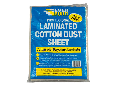 Laminated Cotton Dust Sheet 3.6 x 2.7m