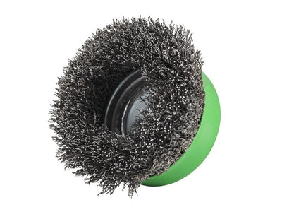 X-LOCK Wire Cup Brush 75mm M14x2, 0.30mm Stainless Steel Wire