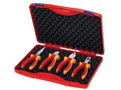 00 20 15 VDE Pliers Set in Case, 4 Piece