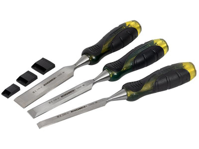 Pro Series Bevel Edge Chisel Set, 3 Piece