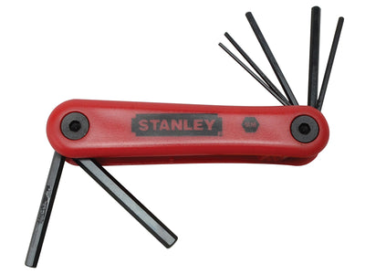 Stanley 4-69-261 Metric Folding Hexagon Key Set,7 Piece