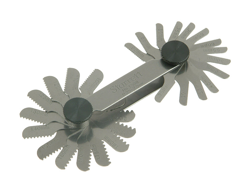 Starrett screw pitch gauge precision