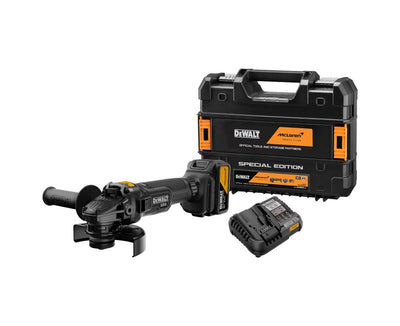 DeWalt x McLaren F1 DCG45MP1T 18V XR Brushless 125mm Angle Grinder | 1x 5.0Ah Battery, Charger & Case