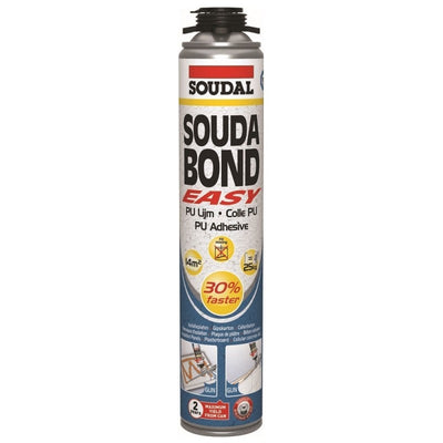 Soudal Soudabond Easy Gun Grade PU Adhesive Foam 750ml