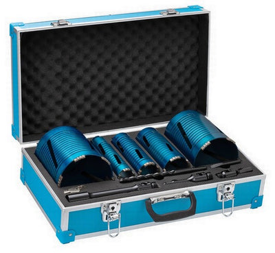 OX Spectrum Trade XL5 5-Piece Diamond Core Drill Kit and Accessories Case