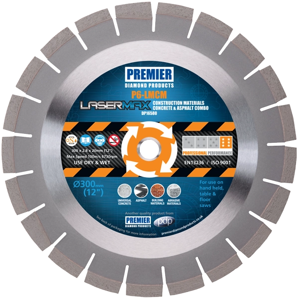 PREMIER P6-LMCM 450X3.6X12X25.4 LASERMAX CONCRETE/ASPHALT