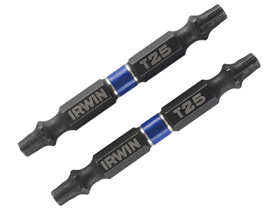 Impact Double-Ended Screwdriver Bits TORX TX25 60mm (Pack 2)
