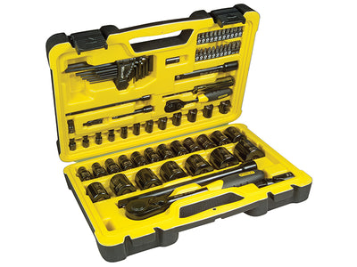 Tech 3 Socket Set of 78 1/4in & 1/2in Drive