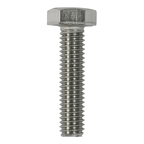 TIMCO Set Screws DIN933 A2 Stainless Steel - M8 x 40