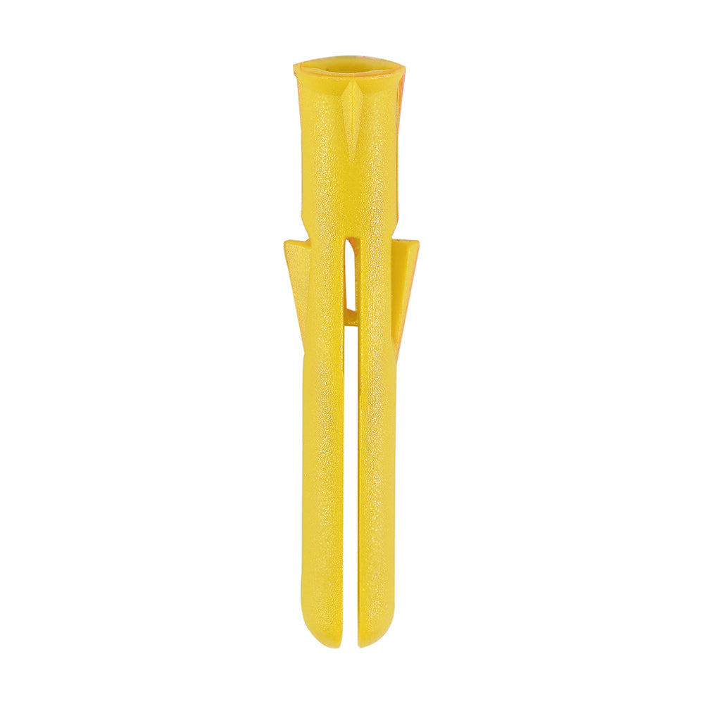 TIMCO Yellow Premium Plastic Plugs - 25mm