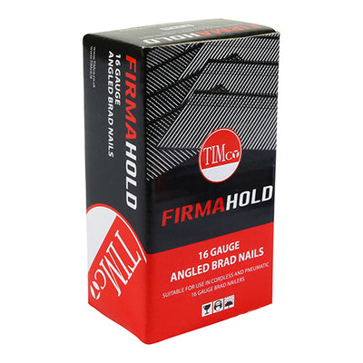 TIMCO FirmaHold Collated 16 Gauge Angled A2 Stainless Steel Brad Nails - 16g x 50