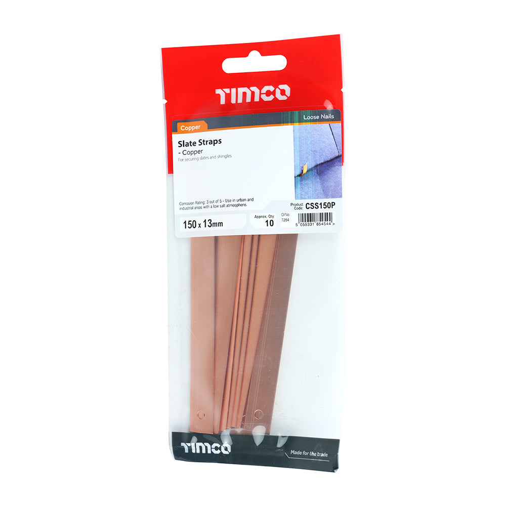 TIMCO Slate Straps Copper - 150 x 13