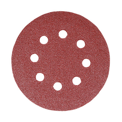 TIMCO Random Orbital Sanding Discs 60 Grit Red - 125mm
