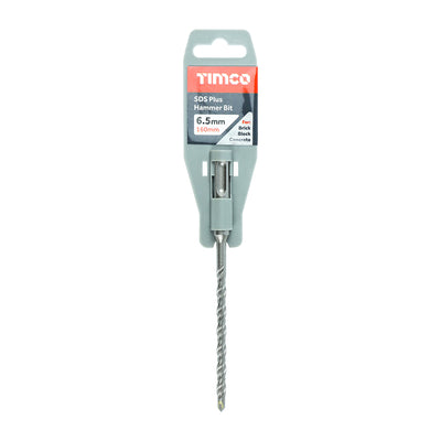 TIMCO SDS Plus Hammer Bits - 6.5 x 160
