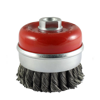 TIMCO Angle Grinder Cup Brush Twisted Knot Steel Wire - 100mm