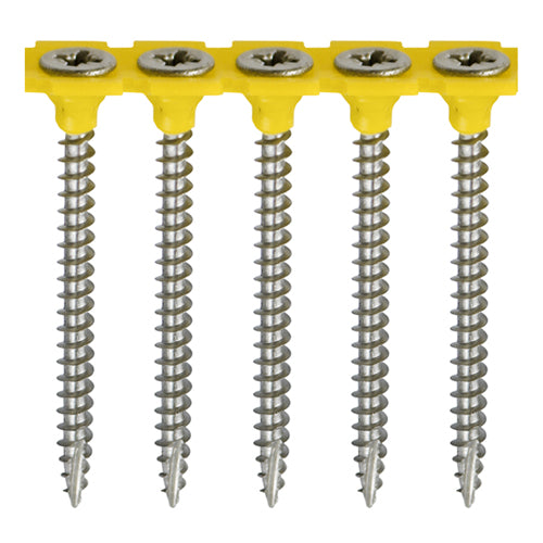 TIMCO Collated Classic Multi-Purpose Countersunk A2 Stainless Steel Woodcrews