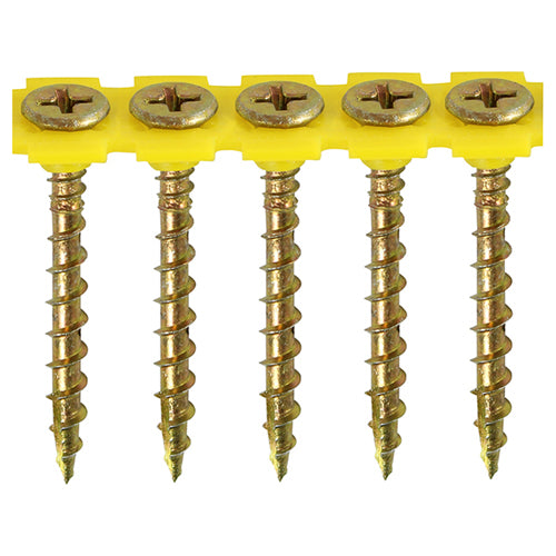 TIMCO Collated Solo Countersunk Gold Woodscrews - 4.5 x 60