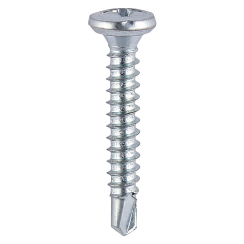 TIMCO Window Fabrication Screws Friction Stay Shallow Pan Countersunk PH Self-Tapping Self-Drilling Point Zinc - 4.8 x 19