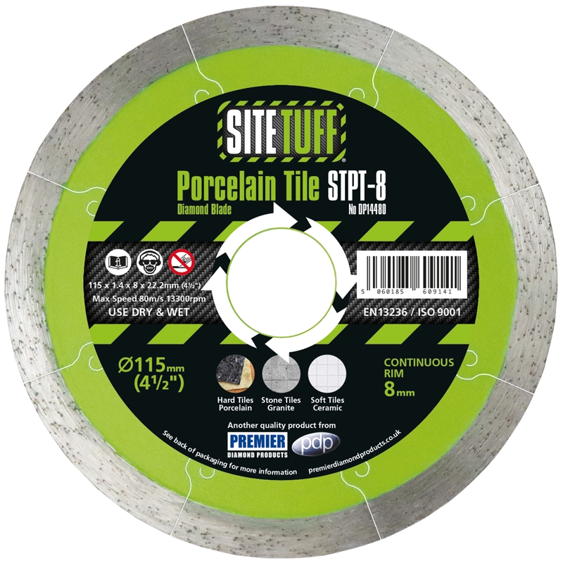 STPT-8 Site Tuff Porcelain Tile Blade