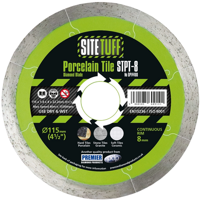STPT-8 125X1.4X8X22.2 SITE TUFF PORCELAIN TILE BLADE