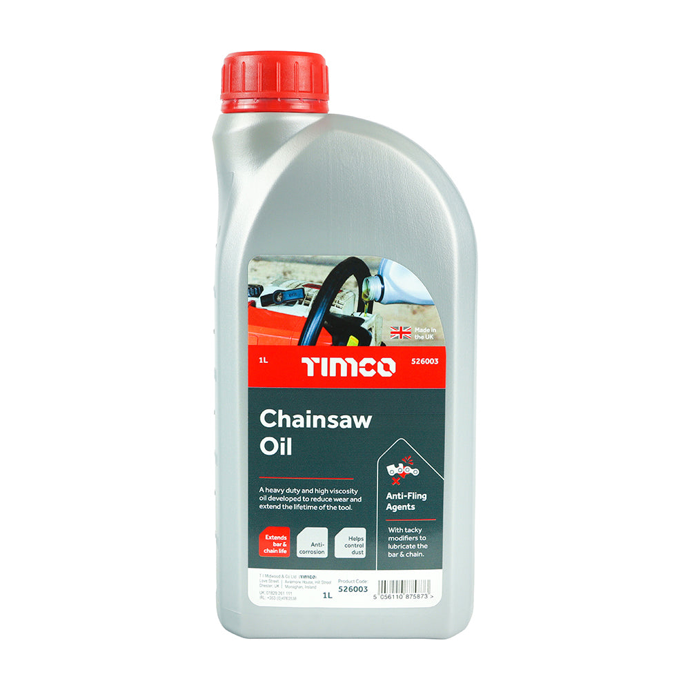 TIMCO Chainsaw Oil, Premium Anti-Fling Lubricant - 1L