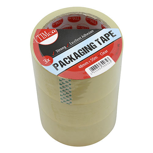 TIMCO Packaging Tape Clear - 50m x 48mm