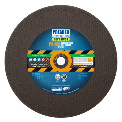 P6-MC A30QBF 300 x 4.0 x 20mm T41 Flat Metal Cut (Box of 10)