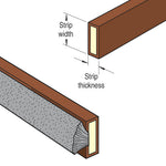 Intumescent Cutter 15mm x 24mm