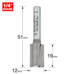 Two Flute Cutter 12mm Diameter