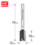 Two Flute Cutter 12mm Diameter