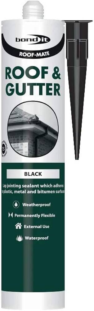 Bond It Roof-Mate Roof & Gutter Sealant 310ml - Black