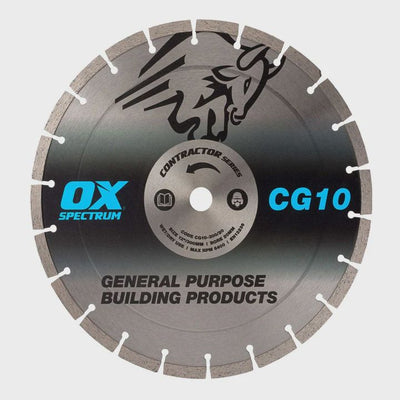 OX Spectrum Contractor General Purpose Diamond Blade 300mm x 20mm Bore - CG10-300/20