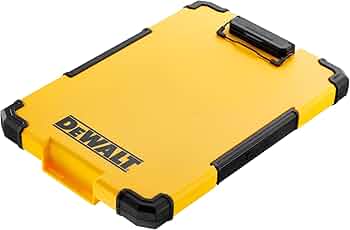 DEWALT DWST82732 Jobsite Clipboard with Storage Compartment