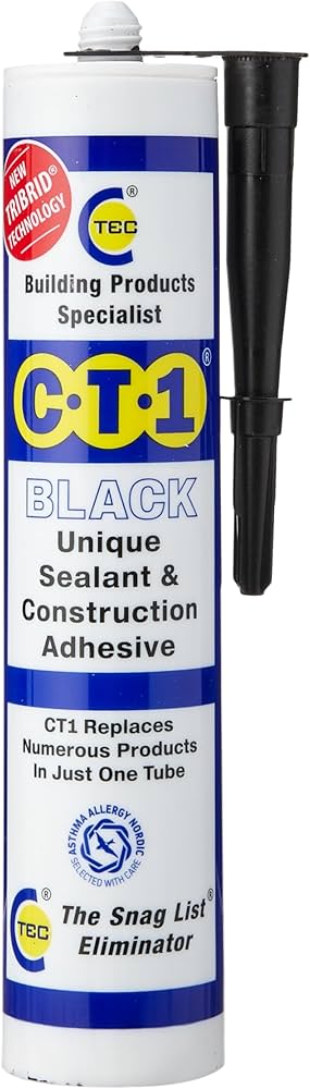 CT1 Unique Sealant and Construction Adhesive 290ml - Black