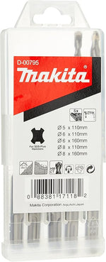 Makita D-00795 SDS Plus Drill Bit Set with Case