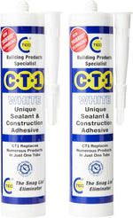 CT1 Unique Sealant and Construction Adhesive 290ml - White