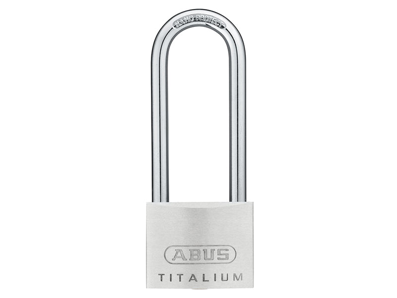 64TI/50mm TITALIUM™ Padlock 80mm Long Shackle