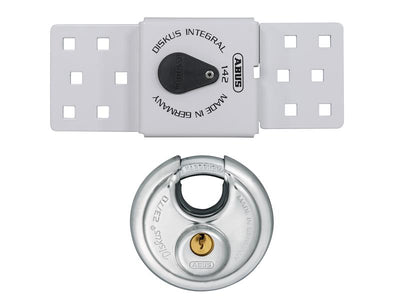 142 Series Sliding Door Van Lock & 23/70mm Diskus® Padlock