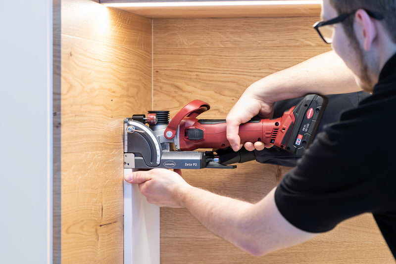 Zeta P2 Cordless Biscuit Joiner Set – DP (in Systainer, with Batteries)