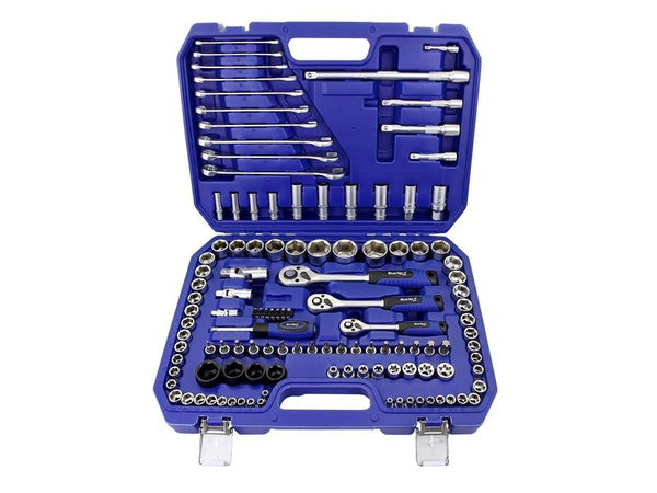 1/2in, 3/8in & 1/4in Metric Socket Set, 120 Piece