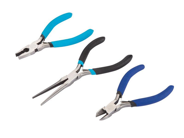 Soft Grip Mini Plier Set, 3 Piece