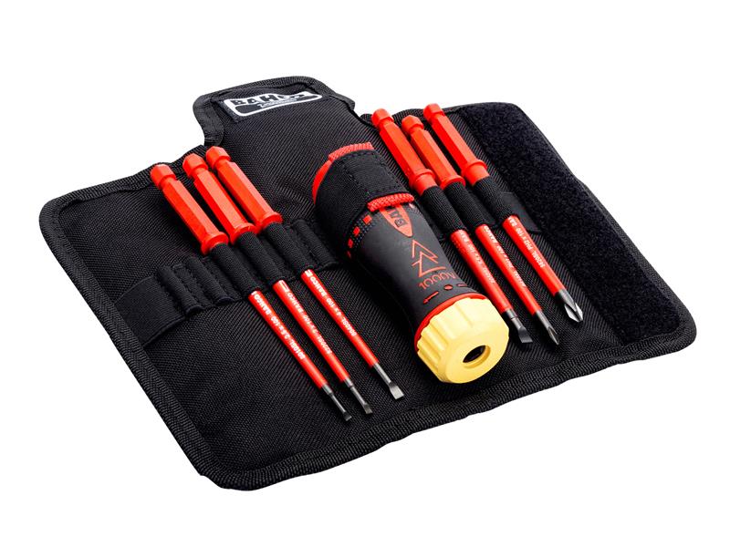 Insulated Ratcheting Screwdriver Set, 6 Piece